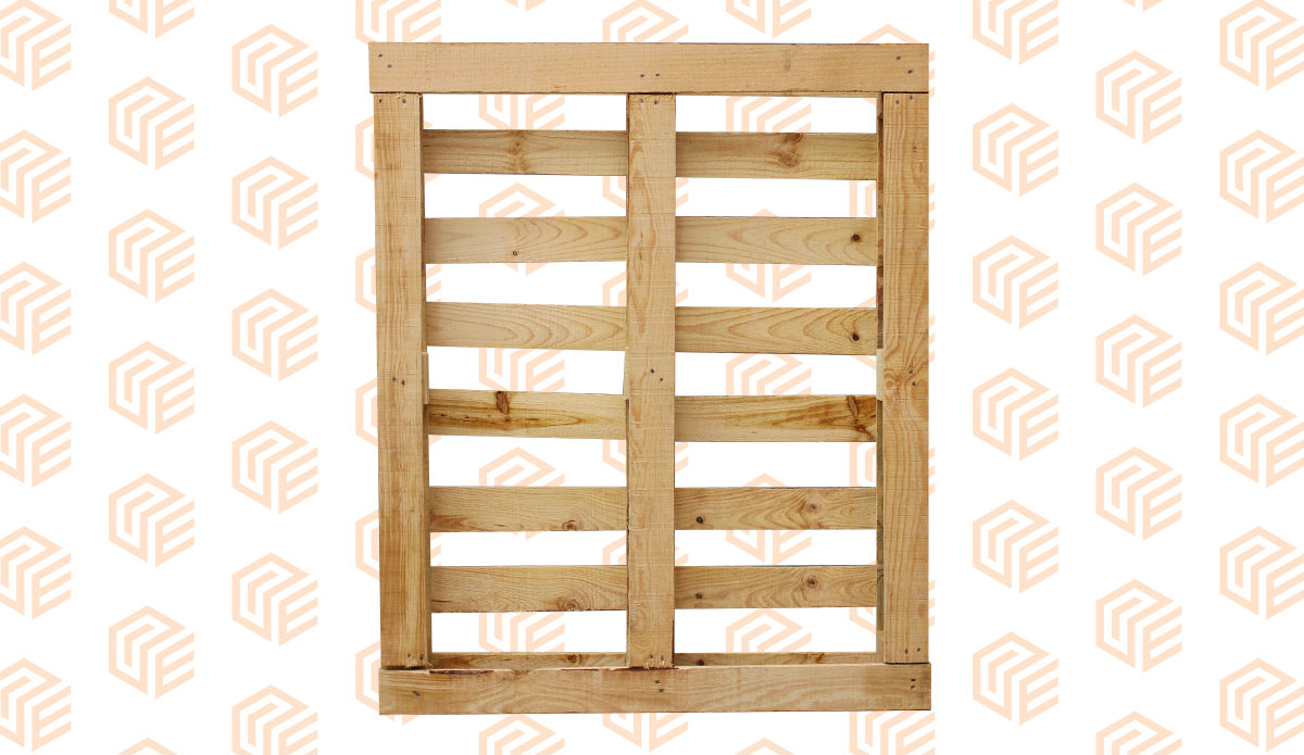 Tarima de madera de tacón chico vuelta