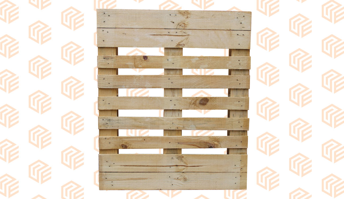 Tarima Nueva de madera de tacón grande frente