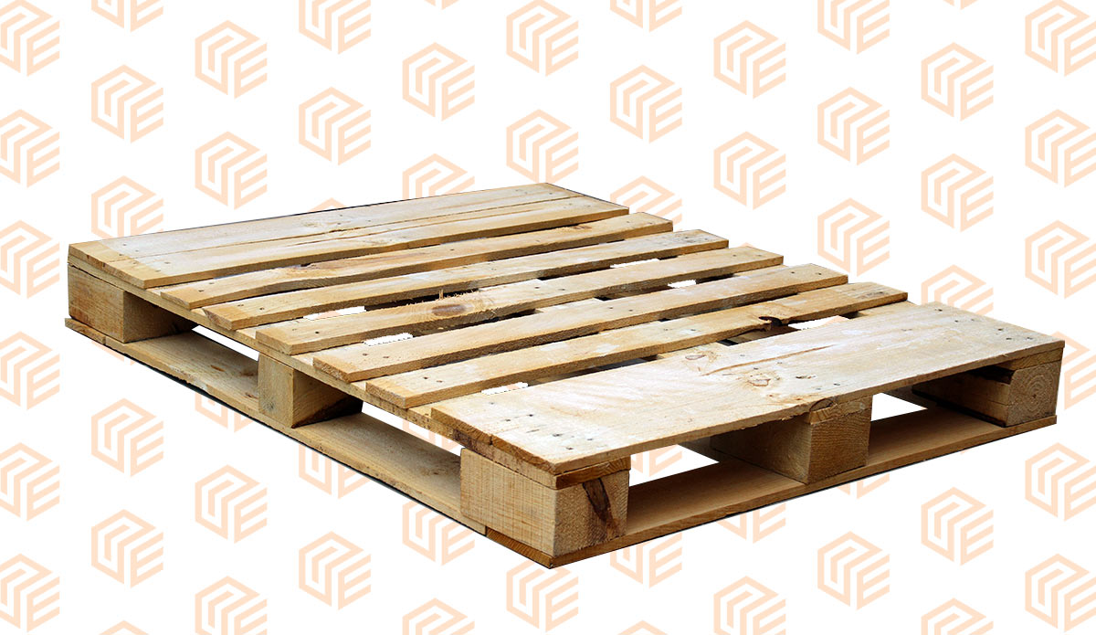 Tarima Nueva de madera de tacón grande completa